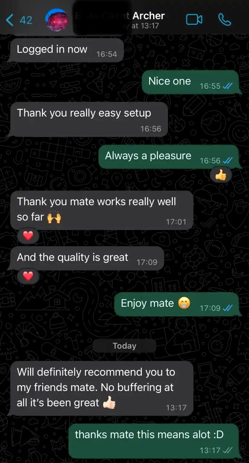 IPTV happy customer 4