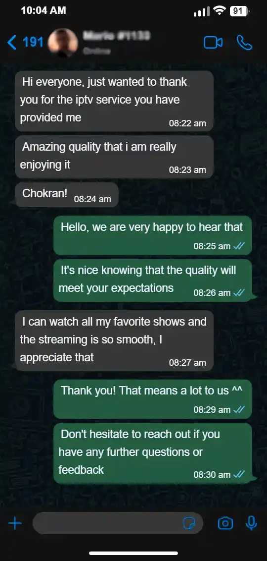 IPTV happy customer 10